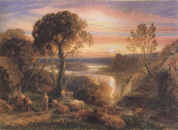 Samuel Palmer Tityrus Restored to his Patrimony oil painting picture